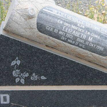 GROENEWALD Elizabeth M. 1913-1996