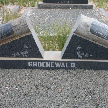 GROENEWALD Abram P.J. 1917-1963 &amp; Elizabeth M. 1913-1996