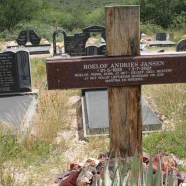 JANSEN Roelof Andries 1925-2001