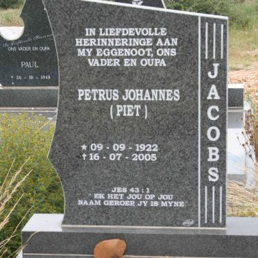 JACOBS Petrus Johannes 1922-2005