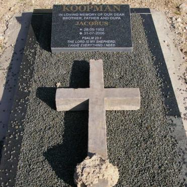 KOOPMAN Jacobus 1952-2006