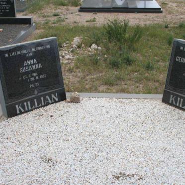 KILLIAN George Frederick Johannes 1898-1987 &amp; Anna Susanna 1916-1987