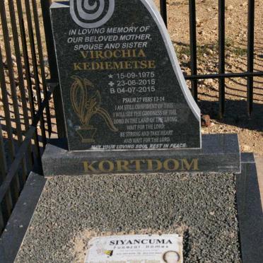 KORTDOM Virochia Kediemetse 1975-2015