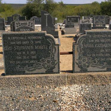 MARITZ Gert Stephanus 1892-1966 &amp; Maria Catharina NEL 1890-1964