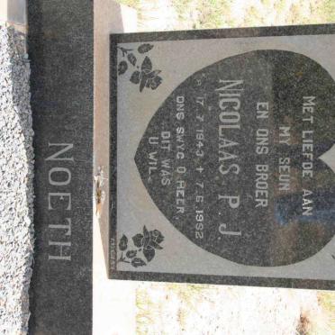 NOETH Nicolaas P.J. 1943-1982