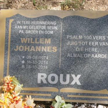 ROUX Willem Johannes 1974-2014