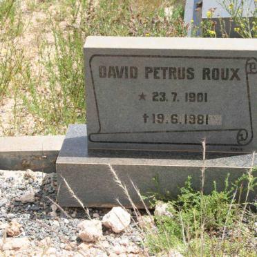 ROUX David Petrus 1901-1981