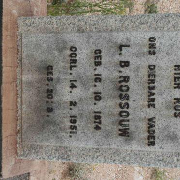 ROSSOUW L.B. 1874-1951