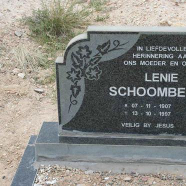 SCHOOMBEE Lenie 1907-1997
