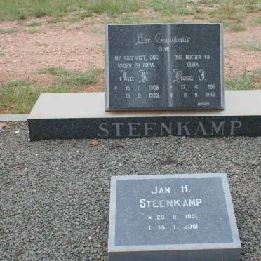 STEENKAMP Jan H. 1908-1993 &amp; Rosa J. 1911-1999 :: STEENKAMP Jan H. 1951-2001