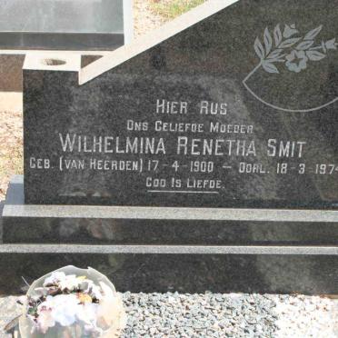 SMIT Wilhelmina Renetha nee VAN HEERDEN 1900-1974