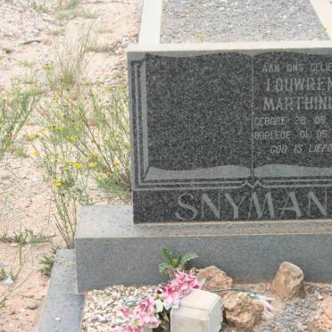SNYMAN Louwrens Marthinus 1948-1989