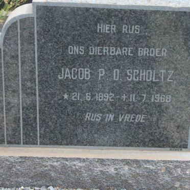 SCHOLTZ Jacob P.D. 1892-1968