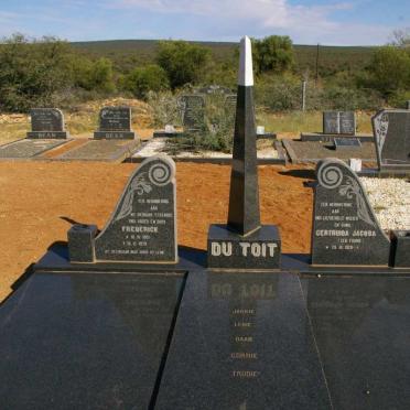 TOIT Frederick, du 1921-1979 &amp; Gertruida Jacoba FOURIE 1928-