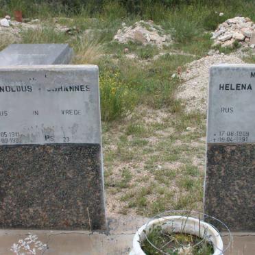? Arnoldus Johannes 1911-1992 &amp; Helena Johanna 1989-1991