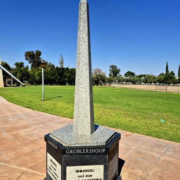 2. Gedenksteen Groblershoop