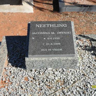 NEETHLING Jacomina M. 1920-1999