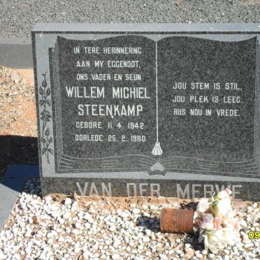 MERWE Willem Michiel Steenkamp, van der 1942-1980