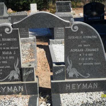 HEYMAN Adriaan Johannes 1899-1972