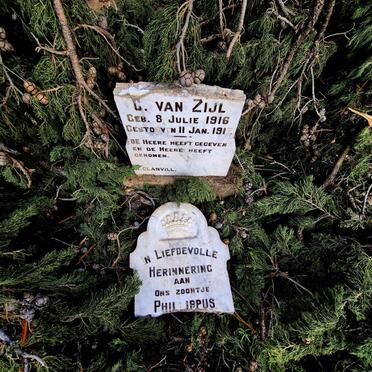 ZIJL Phillippus C., van 1916-1917