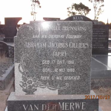 MERWE Abraham Jacobus Cilliers, van der 1910-1960