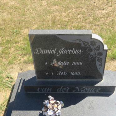 MERWE Daniel Jacobus, van der 1906-1990