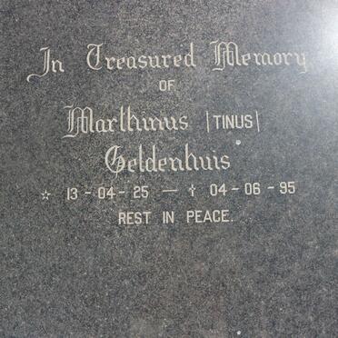 NAUDÉ Marthinus Geldenhuis 1925-1995