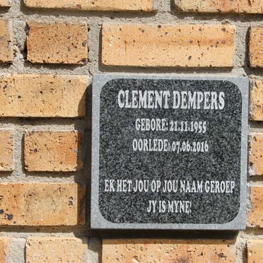 DEMPERS Clement 1955-2016