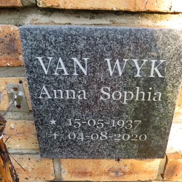 WYK Anna Sophia,van 1937-2020