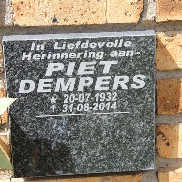 DEMPERS Piet 1932-2014