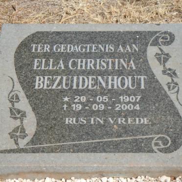 BEZUIDENHOUT Ella Christina 1907-2004