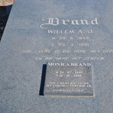 BRAND Willem A.J. 1943-1991 &amp; Monica 1949-2008