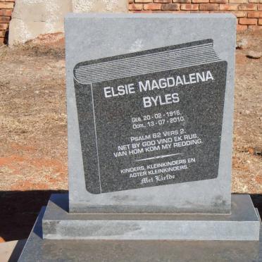 BYLES Elsie Magdalena 1916-2010