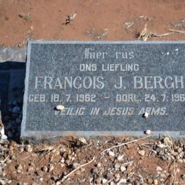 BERGH Francois J. 1962-1962
