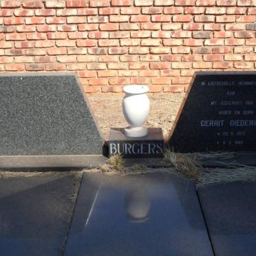 BURGERS Gerrit Diedericks 1925-1985