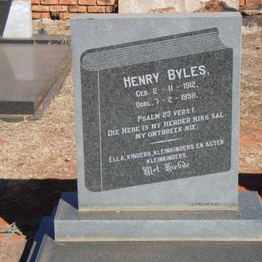 BYLES Henry 1912-1998