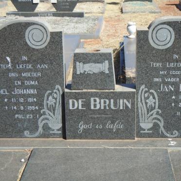 BRUIN Jan Daniel, de 1909-1978 &amp; Rachel Johanna 1914-1994