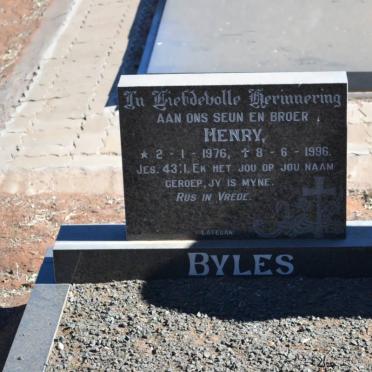BYLES Henry 1976-1996