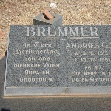 BRUMMER Andries G.S. 1913-1991