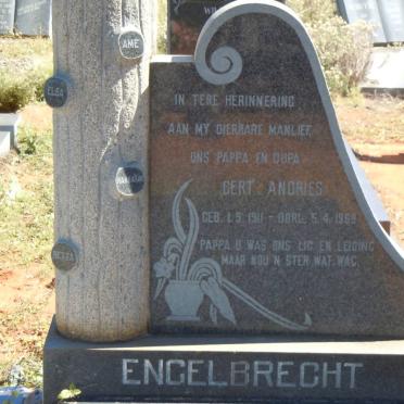 ENGELBRECHT Gert Andries 1911-1969