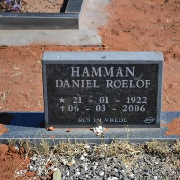 HAMMAN Daniel Roelof 1922-2006