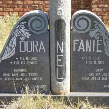 NEL Fanie 1922-1974 &amp; Dora 1922-2005
