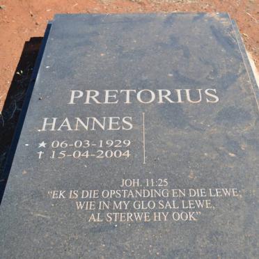 PRETORIUS Hannes 1929-2004