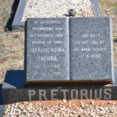 PRETORIUS Herculasina Jacoba 1935-1988