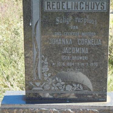 REDELINGHUYS Johanna Cornelia Jacomina nee BRUWER 1884-1970