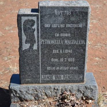 RENSBURG Petronella Magdalena, Janse van 1948-1953