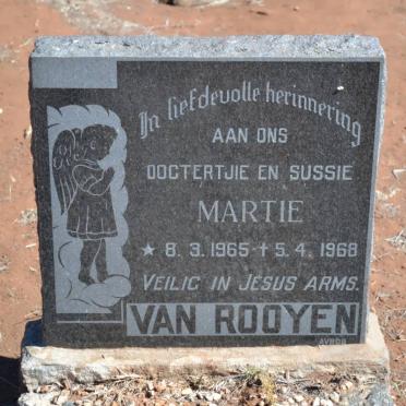 ROOYEN Martie, van 1965-1968