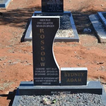 ROSSOUW Sydney Adam 1977-2013