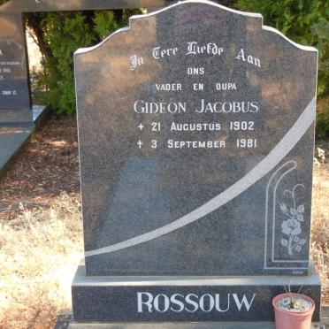 ROSSOUW Gideon Jacobus 1902-1981