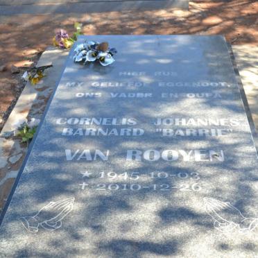 ROOYEN Cornelis Johannes Barnard, van 1945-2010